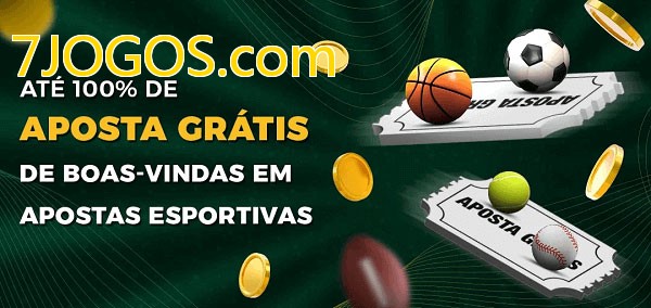 7JOGOS.combet Ate 100% de Aposta Gratis